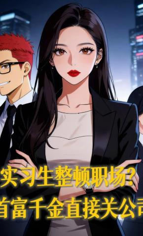 短剧《实习生整顿职场？首富千金直接关公司》海报