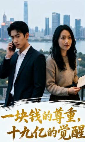 短剧《一块钱的尊重，十九亿的觉醒》海报