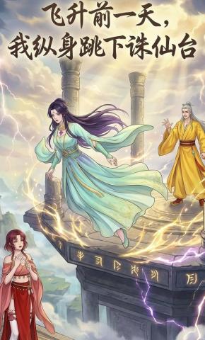 短剧《跳下诛仙台，放弃飞升》海报