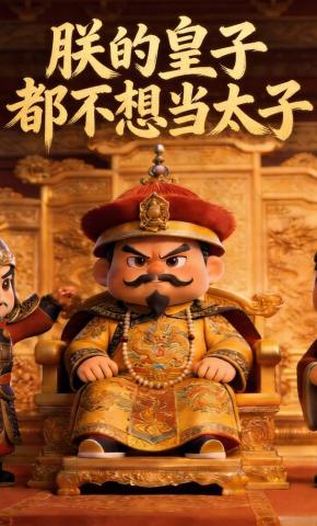 短剧《朕的皇子都不想当太子》海报