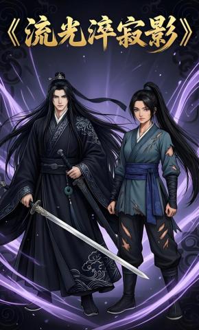 短剧《流光淬寂影》海报