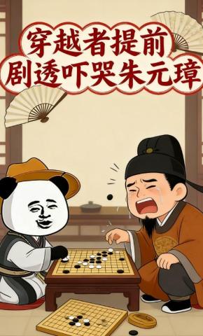 短剧《穿越者提前剧透吓哭朱元璋》海报