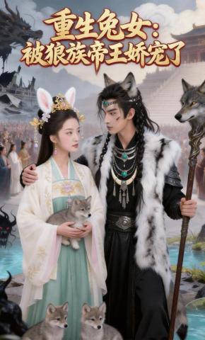 短剧《重生兔女：被狼族帝王娇宠了》海报