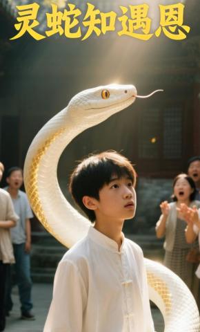 短剧《灵蛇知遇恩》海报