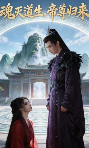 短剧《魂灭道生：帝尊归来》海报