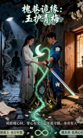 短剧《槐巷诡缘：玉护青梅》海报