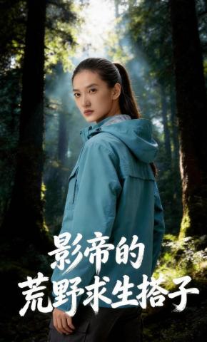 短剧《影帝的荒野求生搭子》海报