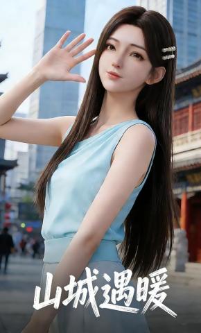 短剧《山城遇暖》海报