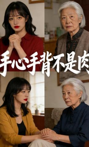 短剧《手心手背不是肉》海报