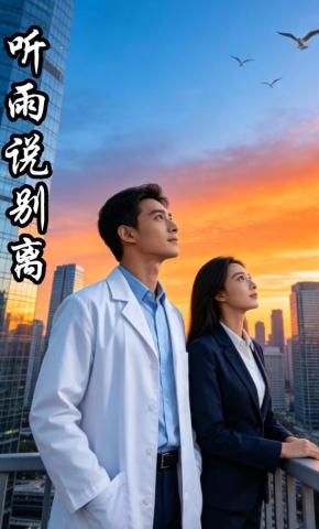 短剧《听雨说别离》海报