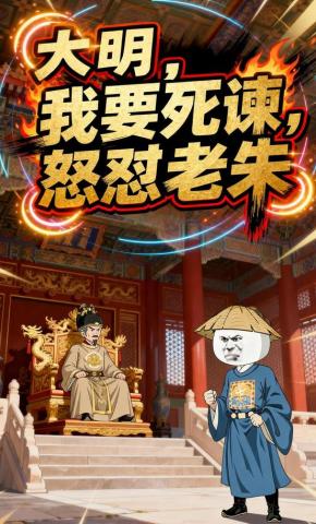 短剧《大明，我要死谏，怒怼老朱》海报