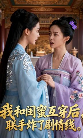 短剧《我和闺蜜互穿后，联手炸了剧情线》海报