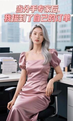 短剧《当分手专家后，我接到了自己的订单》海报