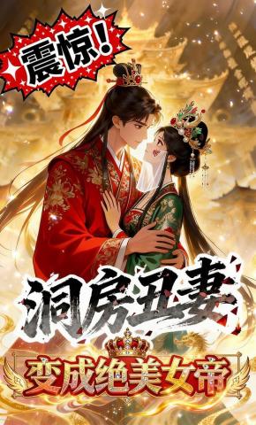 短剧《震惊！洞房夜丑妻竟变绝美女帝》海报