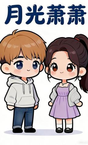 短剧《月光萧萧》海报