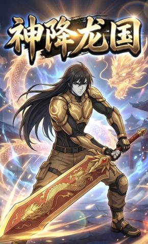 短剧《神降龙国》海报