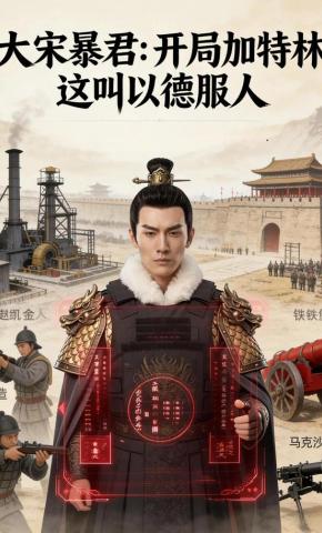 短剧《大宋暴君：开局加特林，这叫以德服人》海报