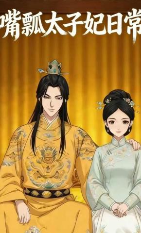 短剧《嘴瓢太子妃日常》海报