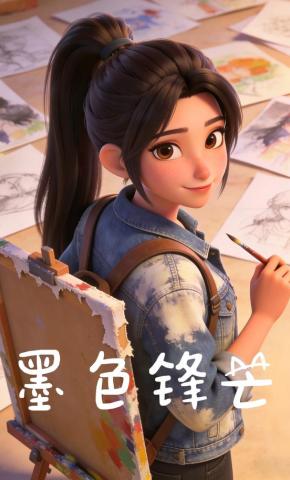 短剧《墨色锋芒》海报