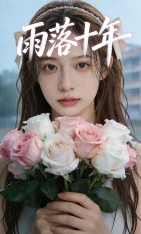 短剧《雨落十年》海报