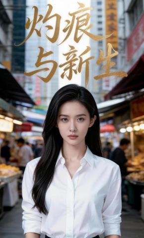 短剧《灼痕与新生》海报