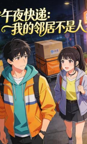 短剧《午夜快递：我的邻居不是人》海报