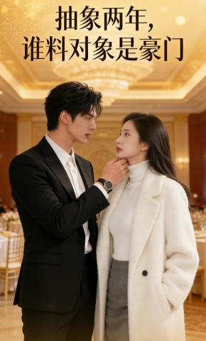 短剧《抽象两年，谁料对象是豪门》海报