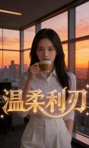 短剧《温柔利刃》海报