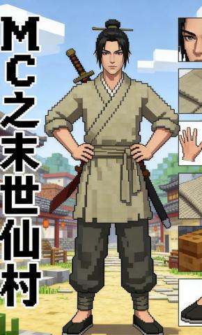 短剧《MC之末世仙村》海报