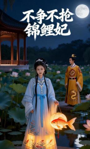 短剧《不争不抢锦鲤妃》海报