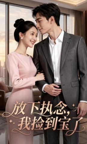 短剧《放下执念后，我捡到宝了》海报