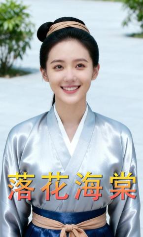 短剧《落花海棠》海报