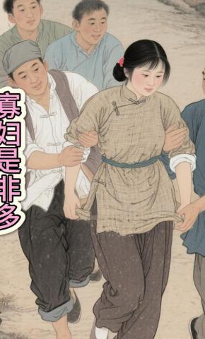 短剧《寡妇是非多》海报