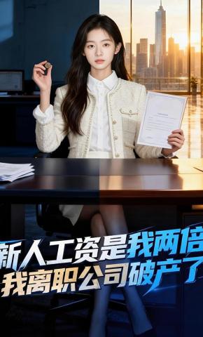 短剧《新人工资是我两倍，我离职公司破产了》海报