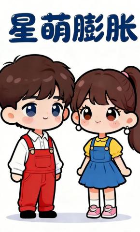 短剧《星萌膨胀》海报