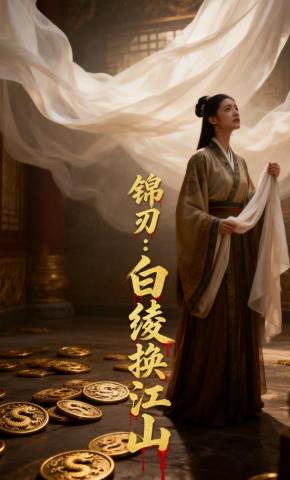 短剧《锦刃：白绫换江山》海报