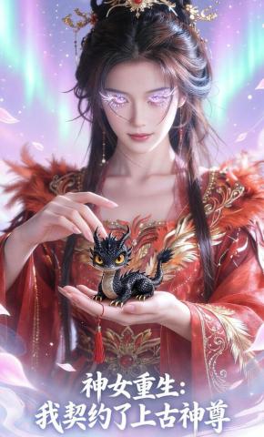 短剧《神女重生：我契约了上古神尊》海报