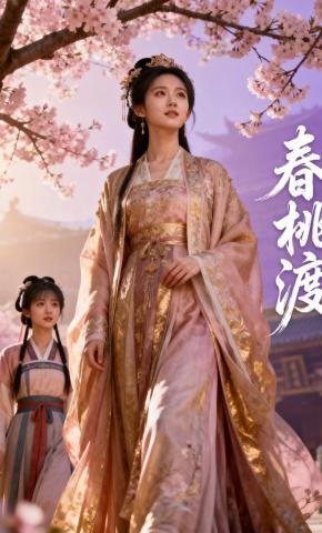 短剧《春桃渡》海报