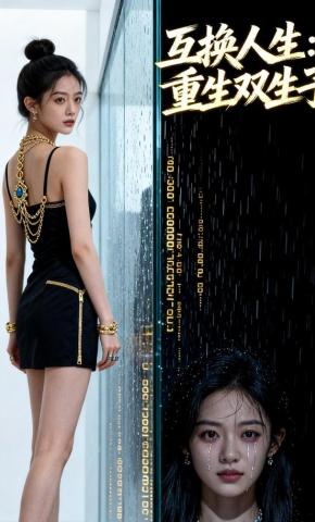 短剧《互换人生：重生双生子》海报