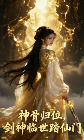 短剧《神骨归位，剑神临世踏仙门》海报