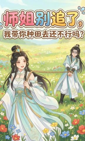 短剧《师姐别追了，我带你种田去还不行吗？》海报