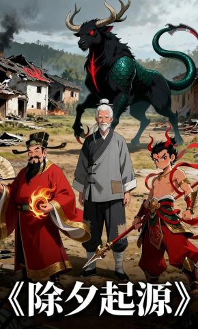 短剧《除夕起源》海报