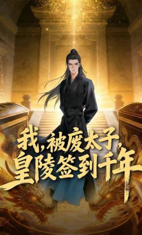 短剧《我，被废太子，皇陵签到千年》海报