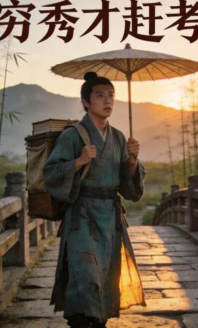 短剧《穷秀才赶考》海报