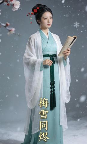 短剧《梅雪同烬》海报