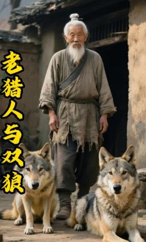 短剧《老猎人与双狼》海报