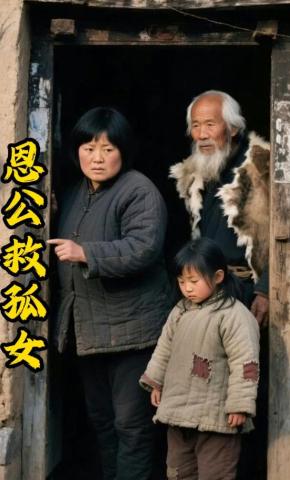 短剧《恩公救孤女》海报