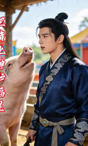 短剧《肥猪化神护福星》海报