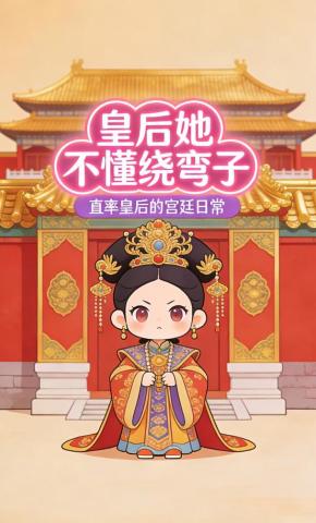 短剧《皇后她不懂绕弯子》海报