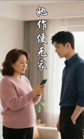 短剧《她作便无家》海报